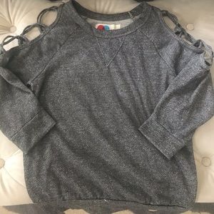 Free People Beach Cold Shoulder pullover